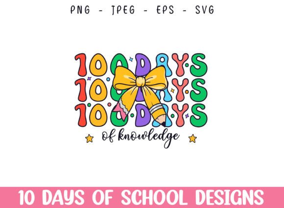 100 Days of Knowledge School Life Kids