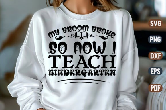 BROKE TEACHER Halloween SVG DESIGN