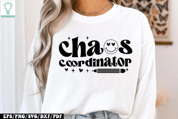Chaos Coordinator Retro SVG Graphics