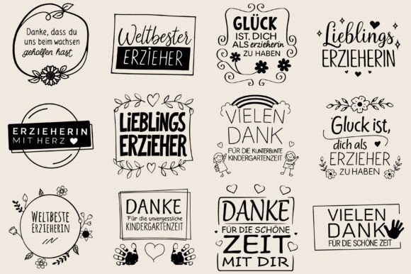 German Kindergarten Teacher Plotter File