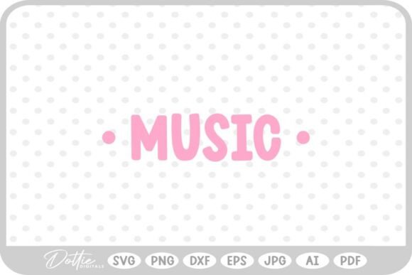 Music School Subject SVG PNG DXF Graphics