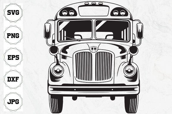 School Bus Svg Png, Graphics & Crafts