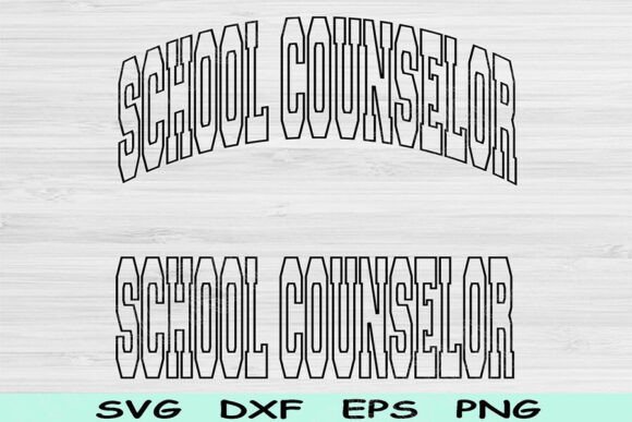 School Counselor Svg File for Crafts and Graphics