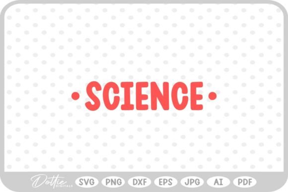Science School Subject Graphics for Crafts
