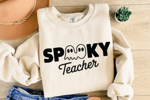 Spooky Teacher Shirt Svg for Crafts and Graphics