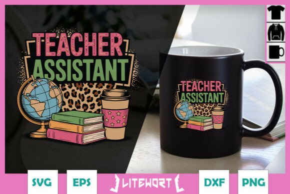 Teacher Assistant Teacher's Day SVG Graphics