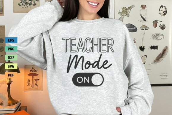 Teacher Mode SVG Graphic for Crafts and Graphics