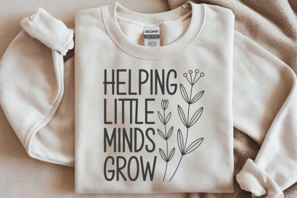 Teacher Wildflower SVG, Helping Little Graphics and Crafts