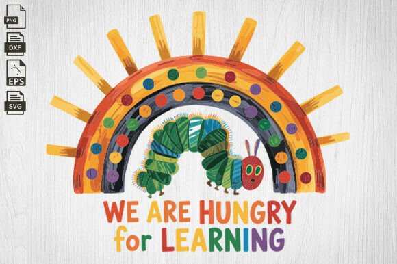 We Are Hungry for Learning Svg, School Graphics