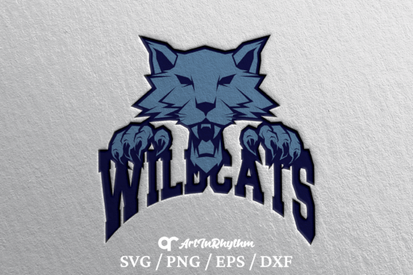 Wildcats Logo Sport School Mascot Svg: Graphics & Crafts